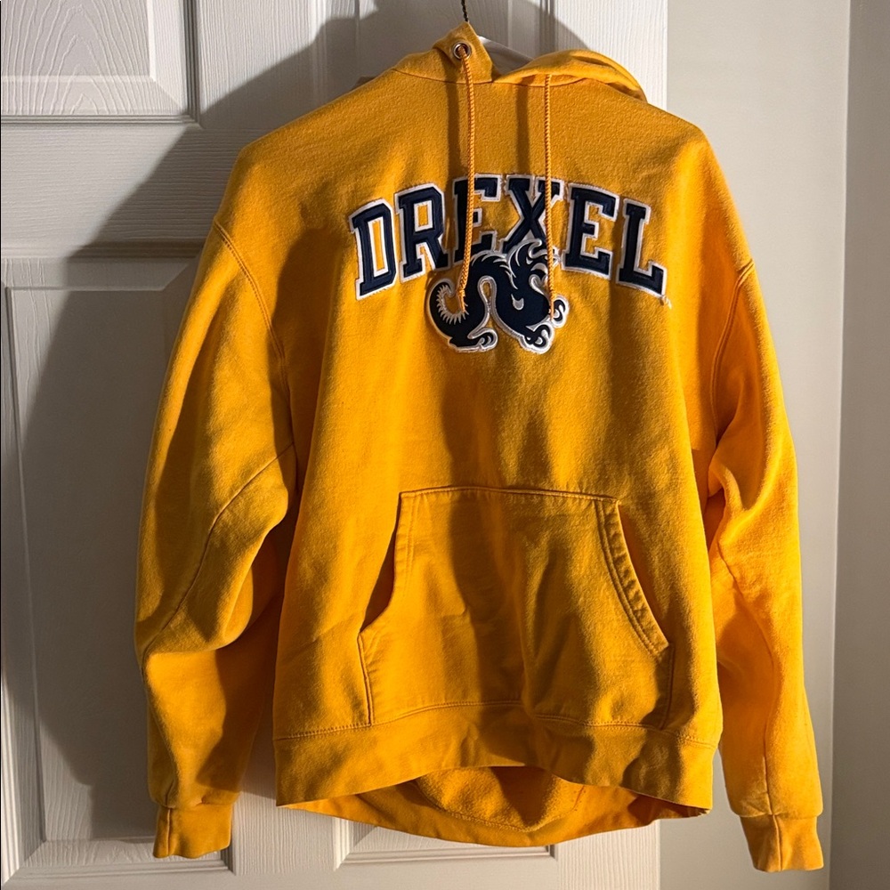 Champion Yellow Drexel Hoodie